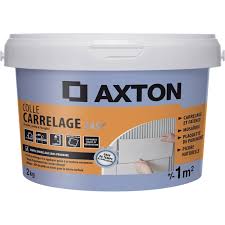Colle Pate Axton Easy Blanc 2 Kg 1 M Easy Texture Collant