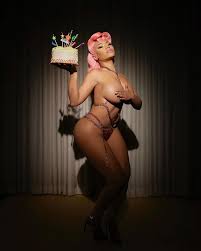Nicki Minaj goes FULLY NUDE and straddles a giant teddy bear in raunchy  pics to celebrate her 39th birthday | The US Sun
