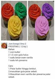 Curah atas kek yang sudah masak. Resepi Icing Kek Putih Resepimyresepi Boloit Com