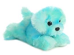 Wild Republic Unisex Hanging Monkey Kohair Soft Materials Blue Puppy Plush Toys Dog Stuffed Animal Plush Dog