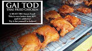 Street Food Thai Fried Chicken Aroimakmak One Stop Guide About Bangkok