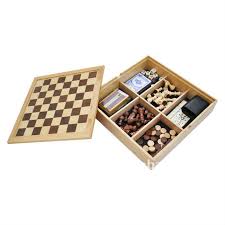 Our wood sets are very affordable and feature some of the highest quality boards and pieces you can find in the price. 7 In 1 Wooden Chess Game Box Travel Game