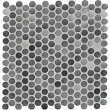 Jeffrey Court Graphite Gray 11 In X 12 625 In X 6 Mm Hexagon Matte Porcelain Wall And Floor Mosaic Tile 99 In 2020 Penny Round Mosaic Ceramic Mosaic Tile Penny Round