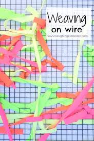 Weaving On Wire Activity For Fine Motor Development Laughing Kids Learn Fine Motor Activities For Kids Preschool Fine Motor Easy Preschool Crafts