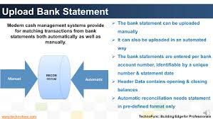 bank reconciliation process map example sap pdf flow tcode