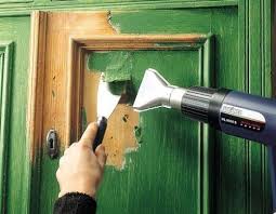 You don't need to take it off the hinges, remove the hardware, or anything! How To Paint A Door With Your Own Hands