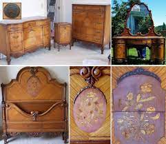 7 Piece Vintage Antique Johnson Furniture Bedroom Set Ebay Antique Bedroom Set Antique Bedroom Antique White Bedroom Furniture