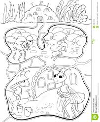 About fourmilière vieil antibes bnbkeys. L Interieur Et La Vie De Famille Des Fourmis Dans Une Coloration De Fourmiliere Pour La Bande Dessinee D Enfants Dirigent L Illus Illustration De Vecteur Illustration Du Constructeur Herbe 90829315