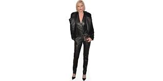Sie ist neben claudia schiffer und tatjana patitz eines von nur drei deutschen supermodels: Nadja Auermann Black Outfit Cardboard Cutout Celebrity Cutouts