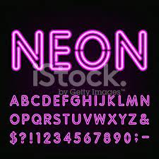 Purple Neon Light Alphabet Font Neon Effect Letters Numbers And Neon Alphabet Purple Neon Lights Fonts Alphabet