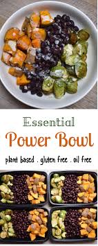 Essentials Power Bowl W Tahini Lime Drizzle Vegetarian Glutenfree Vegetarian Power Bowls Healthy Recipes