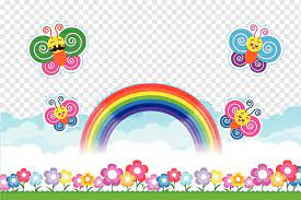 Millions of high quality free png images, psd, ai and eps files are available. Cartoon Flower Rainbow Cartoon Flowers Rainbow Png Pngwing