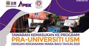 Pengambilan pelajar baharu melalui corak kemasukan usm+1 adalah saluran khas kemasukan. Tawaran Kemasukan Ke Pra Universiti Usm Tajaan Mara Buat Lepasan Spm Edu Bestari