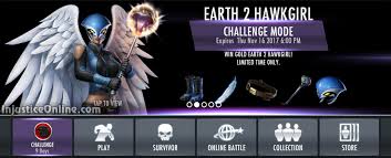 Hawkgirl is able to navigate while flying and perform additional attacks. Earth 2 Hawkgirl Challenge For Injustice Mobile Injusticeonline