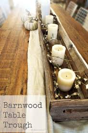 Diy Barnwood Table Fall Centerpiece Trough Barn Wood Barnwood Table Barn Wood Crafts