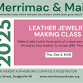 Leather Making Jewelry Class event image