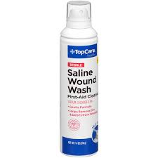 Current literature generally favors use of normal saline. Topcare Saline Wound Wash Hy Vee Aisles Online Grocery Shopping