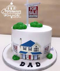 Repost From Cinnamon Cakes And More Our Beautiful Real Estate Themed Cake Simple And Beaut We Love Cake Cinnamon Cake Themed Cakes