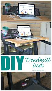 I built myself a treadmill desk for less than $200.00! Diy Treadmill Desk Desert Chica
