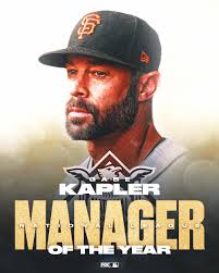 Gabe Kapler is the 2021 NL Manager of the Year 🏆 San Francisco Giants