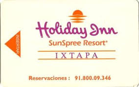 Public spaces, including entrances, lifts, and public restrooms are accessible, and ramps have been. Hotel Card Holiday Inn Sunspree Resort Ixtapa Holiday Inn Mexico Col Mex 02405