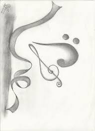 Black And White Music Notes Drawing Black And White Easy Music Note Sketches Google Search Music Drawings Music Sketch Black And White Sketches