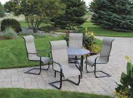 Backyard Creations Collins Collection 5 Piece Dining Patio Set Patio Outdoor Furniture Sets Patio Furniture Collection