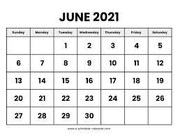 Most printable lined paper or ruled paper can have different line heights. June 2021 Calendar Printable