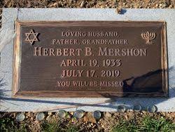 Herbert Barton Mershon (1933-2019)