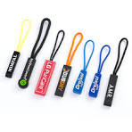 Wholesale Custom Logo Rubber Zipper Pullers for Garments