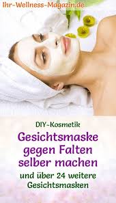 Gesichtsmaske Gegen Falten Selber Machen Rezept Und Anleitung Gesichts Masken Gesicht Pflege Gesichtsmaske
