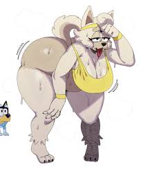 bluey (series), bandit heeler, wendy (bluey), sssonic2, 1girls - Rule 34  World