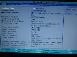 Press the proper function key when you see the hp invent logo. Update Of The Bios Hp Dv7 4150ea Eehelp Com