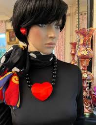 Grand collier plastron victorien