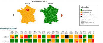 Malgré le retour des vacances, notamment dans la région parisienne, les. Departs En Vacances Bison Fute Voit Orange Ce Samedi Ladepeche Fr