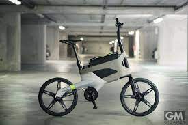 スタイリッシュに荷物を収納できるプジョーの電気自転車 自転車のデザイン プジョー 自転車