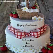 Maybe you would like to learn more about one of these? Happy Anniversary Cake With Name Photo Edit Online Anniversary Cake Images