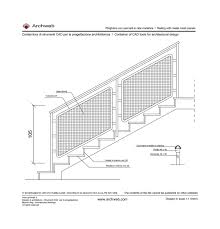 Construction details in dwg format for your projects in autocad. Metal Panel Stair Railing Drawing Dwg