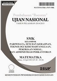 Latihan soal un matematika smk. Pembahasan Bocoran Soal Un Matematika Psp Smk 2020 Sch Paperplane