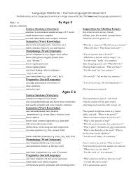 language milestones normal language development