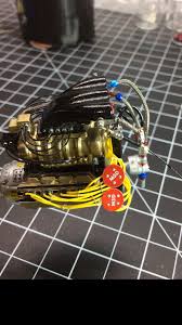 1 24 Scale Top Fuel Blown Hemi Motor Going In The Revell Royal Purple Dragster Model Cars Kits Plastic Model Cars Scale Models Cars