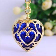 Zelda Skyward Sword Heart Pendant Necklace Pendant Necklace Heart Pendant Necklace Fantasy Jewelry