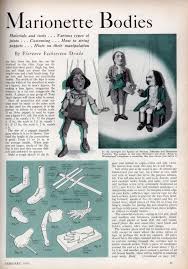 How To Make A Marionette Puppet Out Of Wood The Art Of Making Lifelike Marionette Bodies Modern Mechanix Puppets Diy Marionette Puppet Puppets