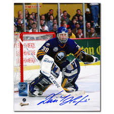 ˈdomɪnɪk ˈɦaʃɛk, audio (help · info); Dominik Hasek Buffalo Sabres Action Autographed 8x10 Nhl Auctions