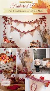 Featured Party Fall Bridal Shower With Homemade Rustic Flair By Life A La Mode Creative And Fun Wedding Ideas Made Simple Fall Bridal Shower Decorations Fall Bridal Shower Fall Bridal