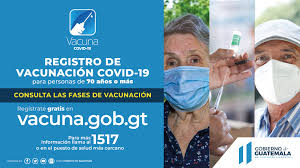 El servicio de salud de cada comunidad autónoma contactará con las personas a las que va a vacunar, siguiendo el orden de priorización establecido. Gobierno Guatemala On Twitter Vacunacovid19 Registro De Vacunacion Para Personas De 70 Anos O Mas Ingresa A Https T Co Xjxozamjfy O Comunicate Al 1517 Para Mas Informacion Https T Co Usbgy54yjg Twitter