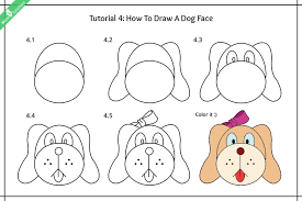 Draw a c turned on its side to form the head. Step By Step Guide On How To Draw A Dog For Kids