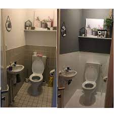toilet opgeknapt wc gepimpt toilet room decor small toilet room bathroom renovations
