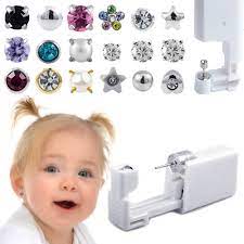 1pc Disposable Sterile Ear Piercing Unit For Baby Ear Tragus Piercing Gun Little Children No Pain Piercer Tool Machine Kit Stud Body Jewelry Aliexpress