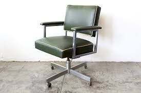Placing a small, green potted plant on the desk can help to complete the look. Sold 1970s Steelcase Office Chair Refinished Green Rehab Vintage Interiors